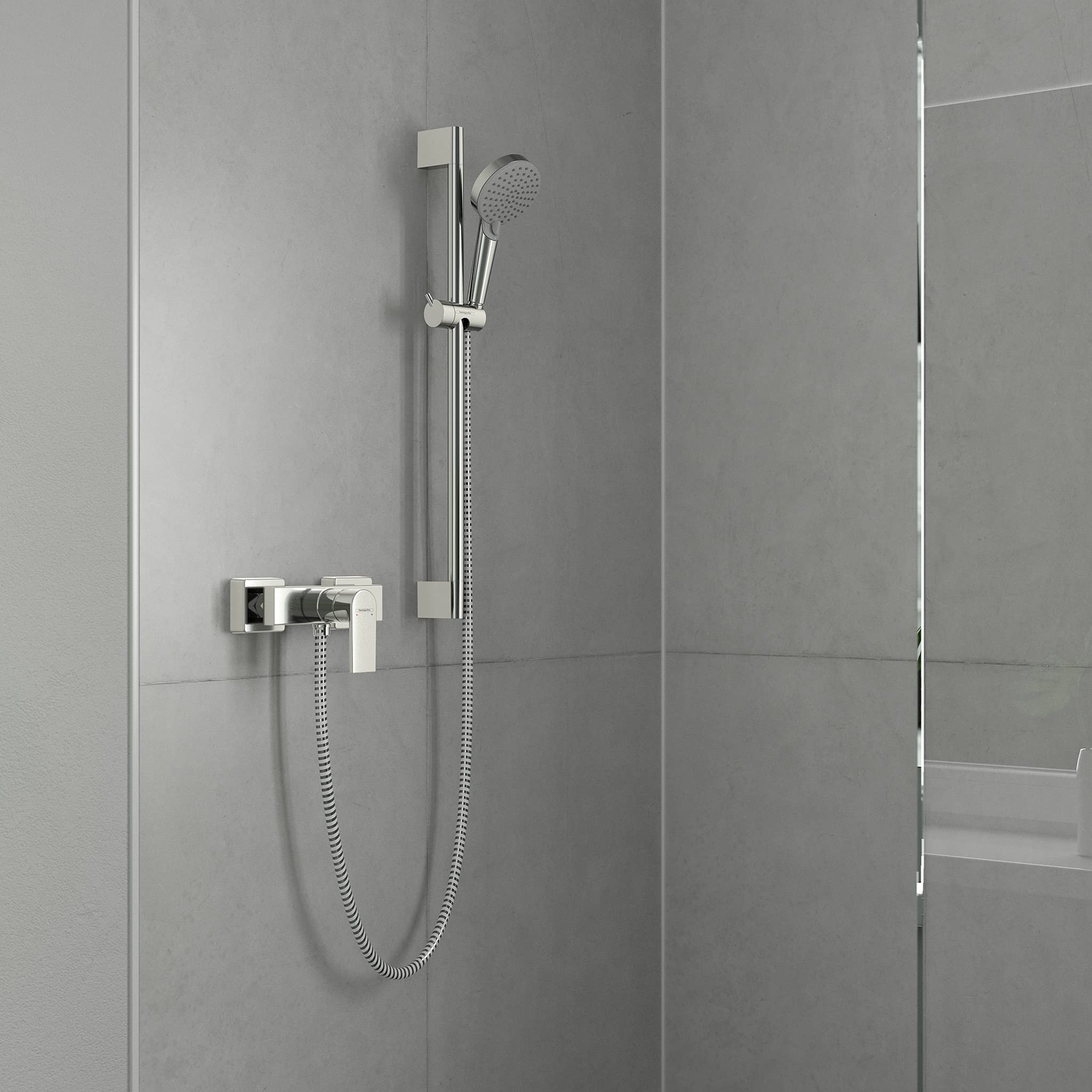 Hansgrohe Vernis Shape Jednouchwytowa bateria prysznicowa do montażu natynkowego, chrom, 71650000