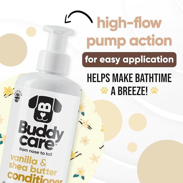 Foto 6 de 7 de Acondicionador para Perros Buddycare con Vainilla y Manteca de Karité (500ml) con Aloe Vera