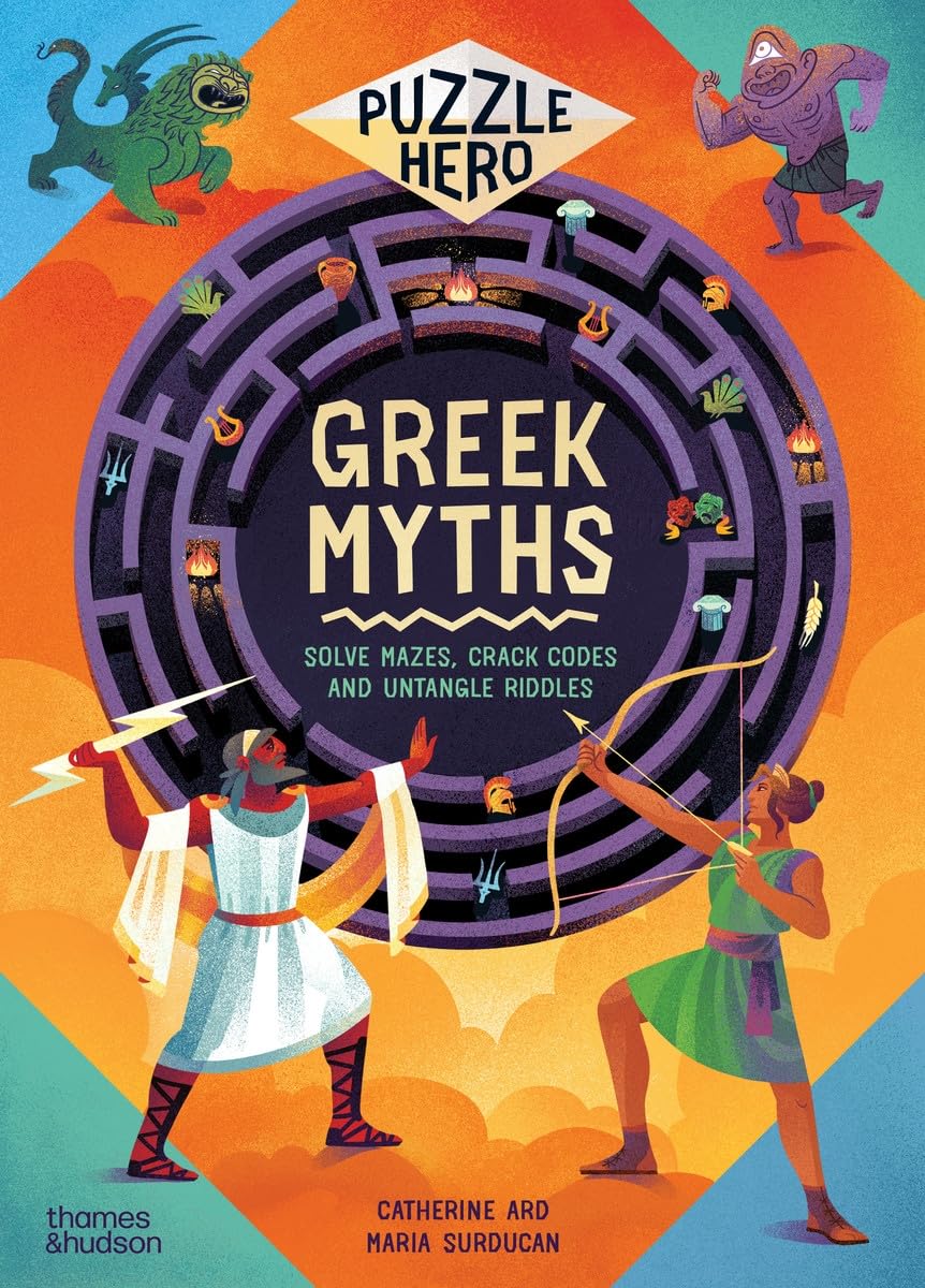 Greek Myths: Solve mazes, crack codes and untangle riddles: 1 (Puzzle Hero series)