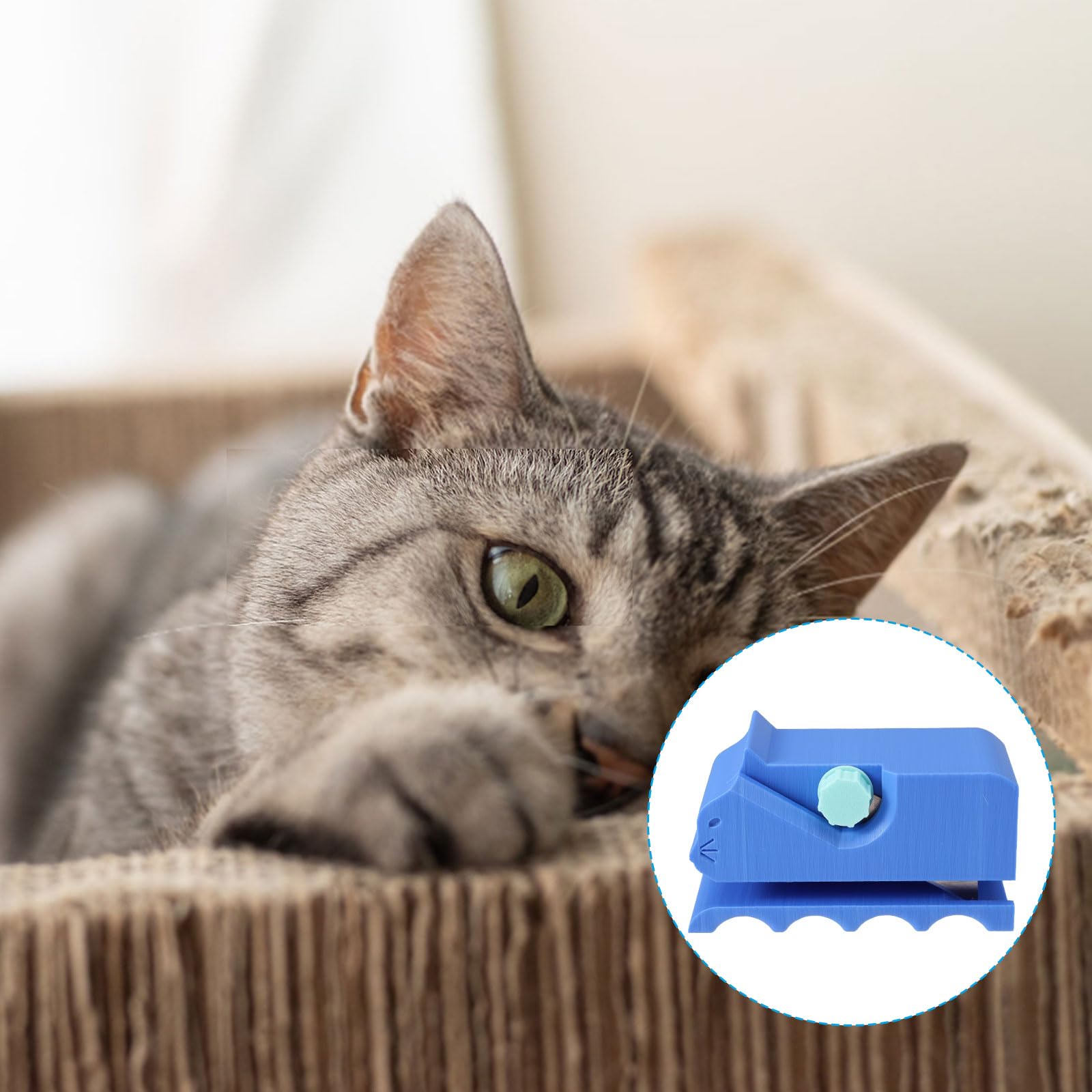 Cat Cardboard Scratcher 3D Printed Kitten Shaped Cutter For DIY Cat ...