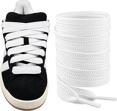 Endoto Shoe Laces for Adidas Campus Replacement Shoelaces Strings | 16MM Thick Wide Fat Flat Laces | Material Polyester
