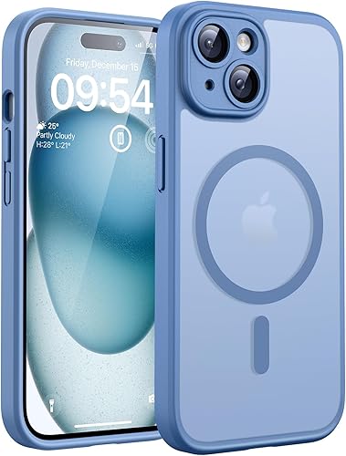 Miniatura 200 de TOCOL Funda magnética 3 en 1 para iPhone 15 Pro Max, mejorada [protección completa de la cámara] con 2 protectores de pantalla, compatible con Gris