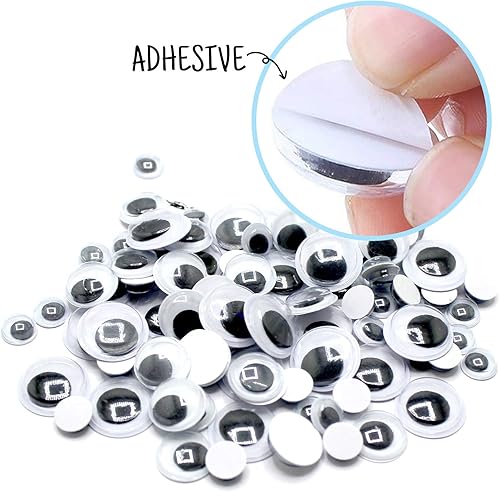 Miniatura 4 de CH HAICHENG Juego de 500 limpiadores de pipas de Navidad, incluye 200 limpiadores de tubos, 200 pompones, 100 piezas de ojos de googly