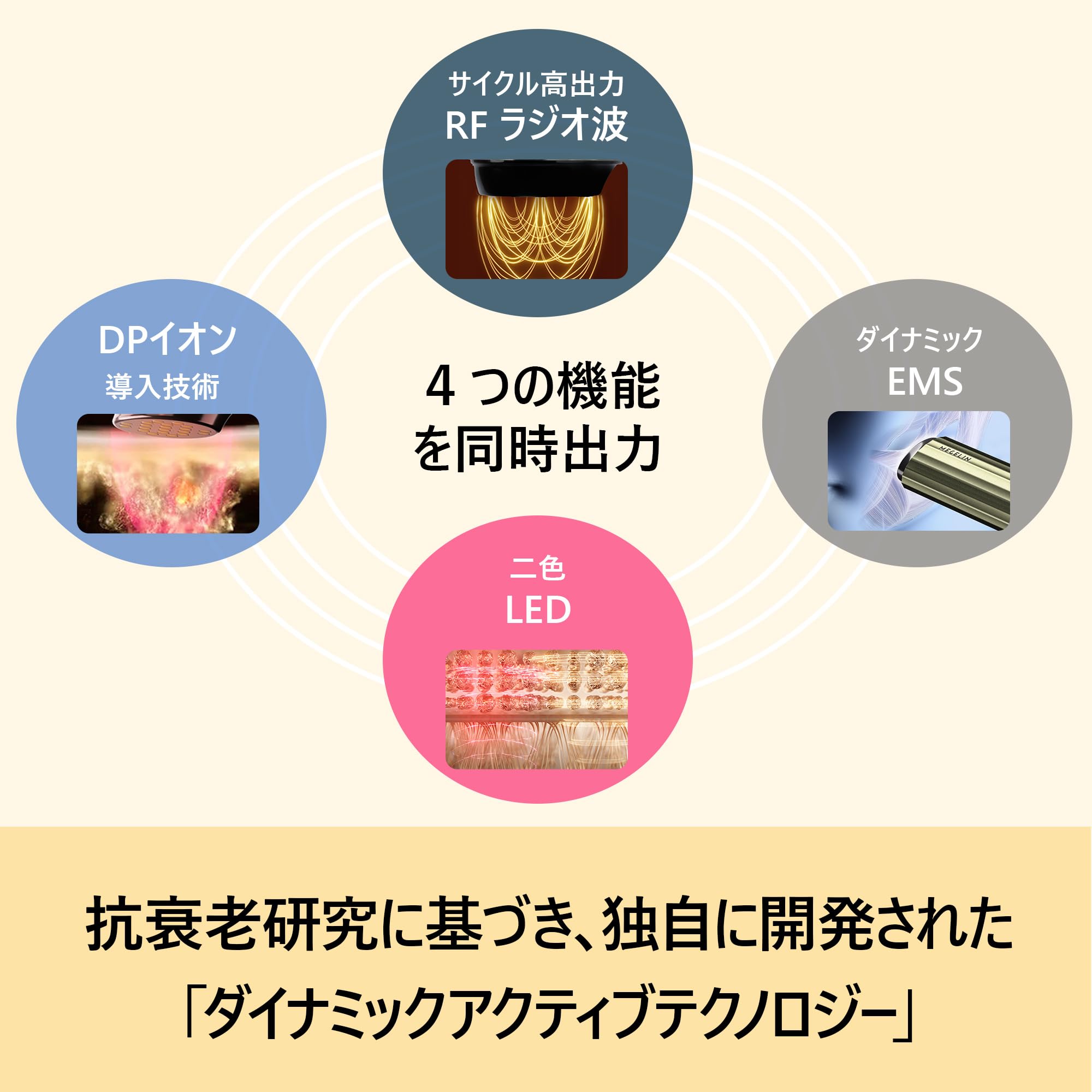 Amazon.co.jp: MEGELIN V 美顔器 リフトケア 肌引き締め 表情筋ケア 
