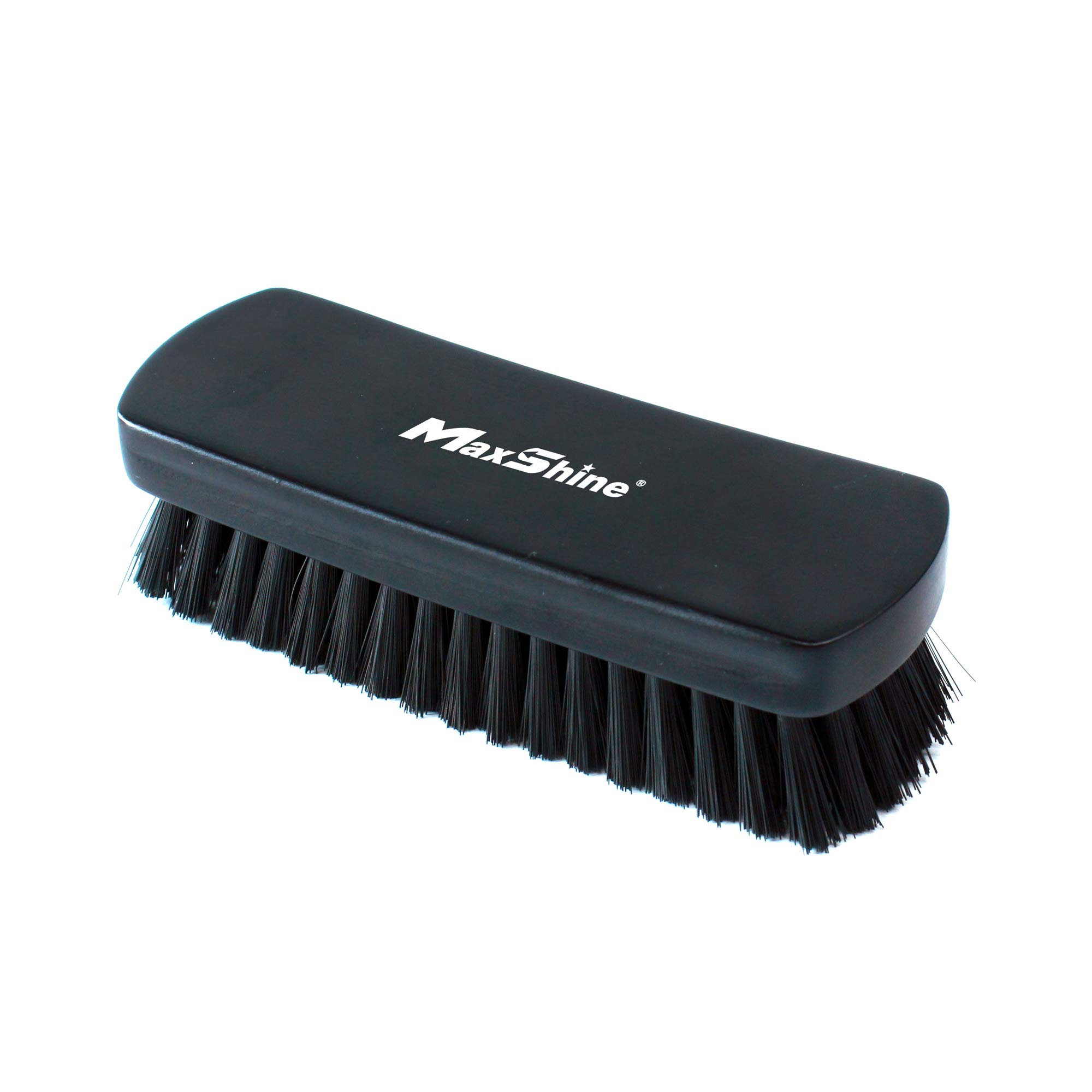 Maxshine Cepillo de limpieza de cuero y textil negro.
