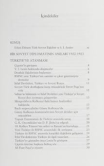 Bir Sovyet Diplomatının Türkiye Anıları