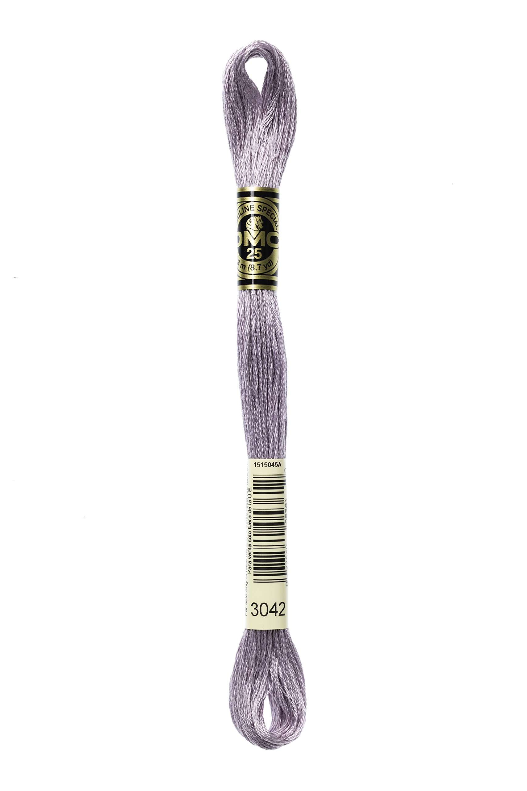 DMC 117-3042 Six Strand Embroidery Cotton Floss, Light Antique Violet, 8.7-Yard