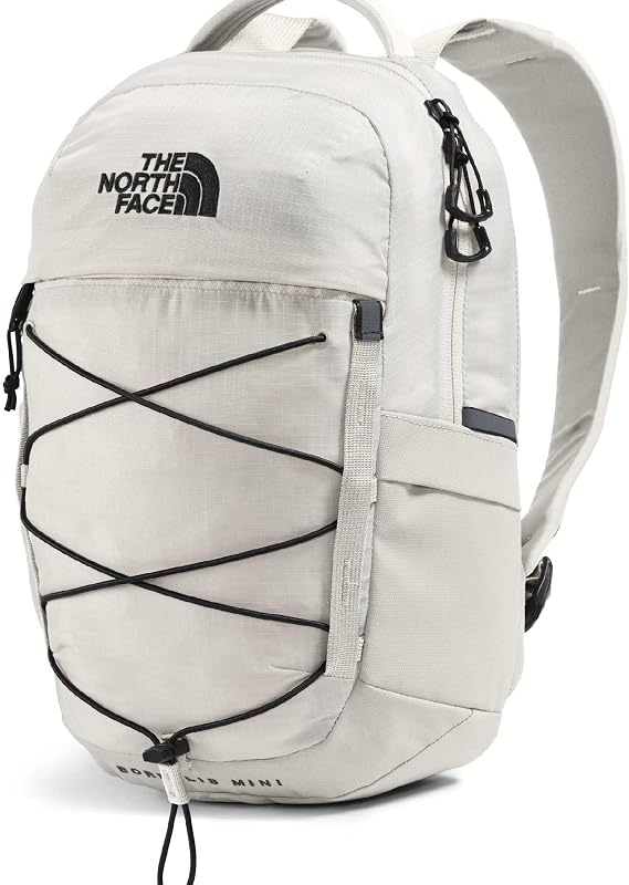 The North Face Borealis Mini Backpack, White Dune/TNF Black, One Size