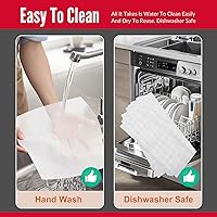 Vista 6 de GUCUJI Silicone Dehydrator Sheets for COSORI CP267-FD, 12x13 Inch Non-Stick BPA Free, Pack of 6 (Premium Reusable Food Dehydrator Mesh Mats)