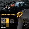 ManbaOne Interactive Screen Wireless Gaming Controller for PC/Switch/Switch 2/iOS/Android,Gamepad with Hall Effect Stick & Trigger,RGB Lighting,Remappable Buttons,1800mAh with Charging Dock (Black)