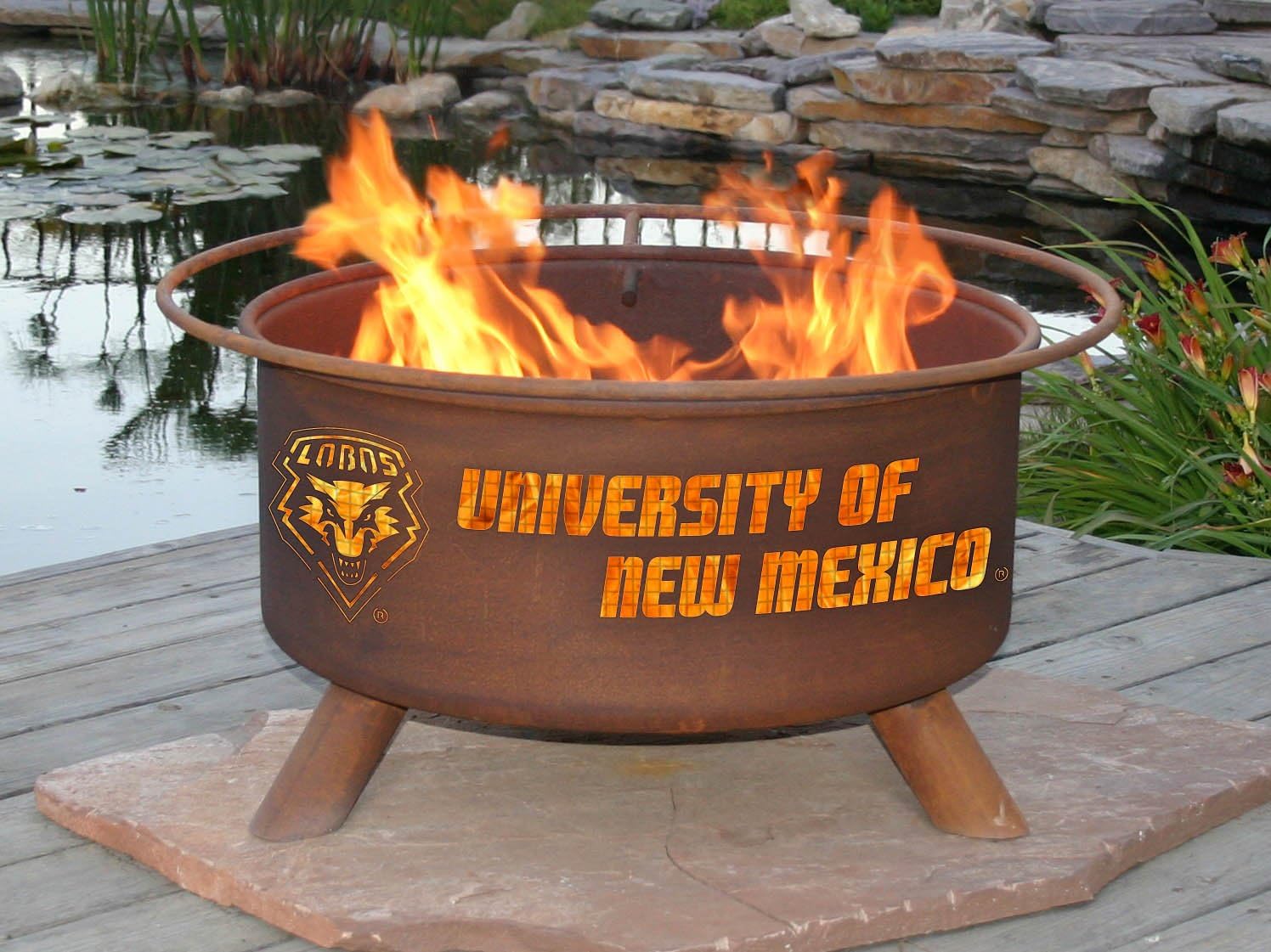 Patina F435 University of New Mexico Fire Pit