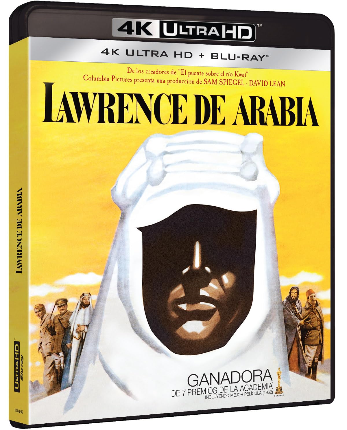 Lawrence de arabia 4K UHD película blu-ray remasterizada formato físico original