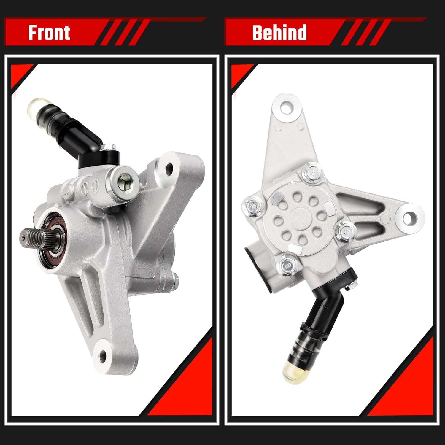 21-5442 Power Steering Pump Compatible with Honda Pilot 3.5L 2005-2008, Odyssey 3.5L 2005-2010, 2007-2013 MDX 3.7L Replace 56110-RGL-A03, 56110-PVJ-A01 Power Assist Pump Assembly