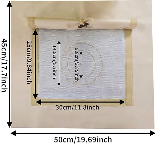 Miniatura 2 de DANCHEL OUTDOOR Gato de estufa de lona con solapa para diámetro. 4 "5.85 "Agujero resistente al fuego para campana, tienda de campaña, kit de gato