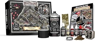 The Army Painter Terrain Paint Set with 5 Terrain Paint, 1 Spray, Basing Materials Gamemaster (Ruins & Cliffs Terrain Paint Beginner Set)