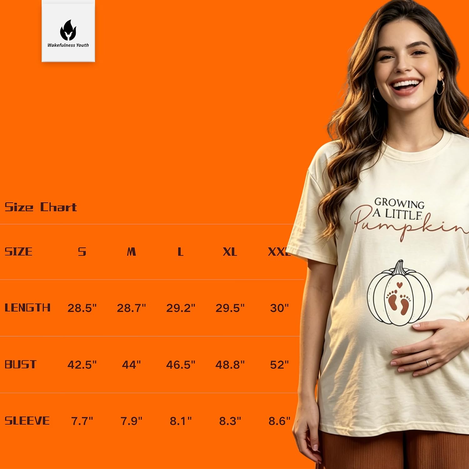 Halloween Maternity Shirt for Women Funny Pumpkin Graphic Pregnancy Tee Short Sleeve Mama to Be Fall Holiday T-Shirt