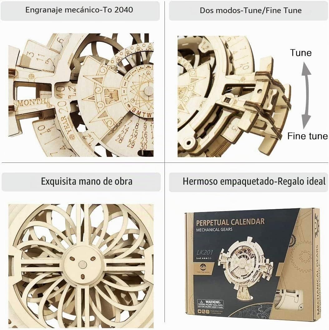 ROKR DIY, Rompecabezas 3D de Madera, Kit de Construcción de Modelos de Engranaj, Juguete de Regalo para Adultos - AliExprs 26 ROKR DIY, Rompecabezas 3D de Madera, Kit de Construcción de Modelos de Engranaj, Juguete de Regalo para Adultos - AliExprs 26