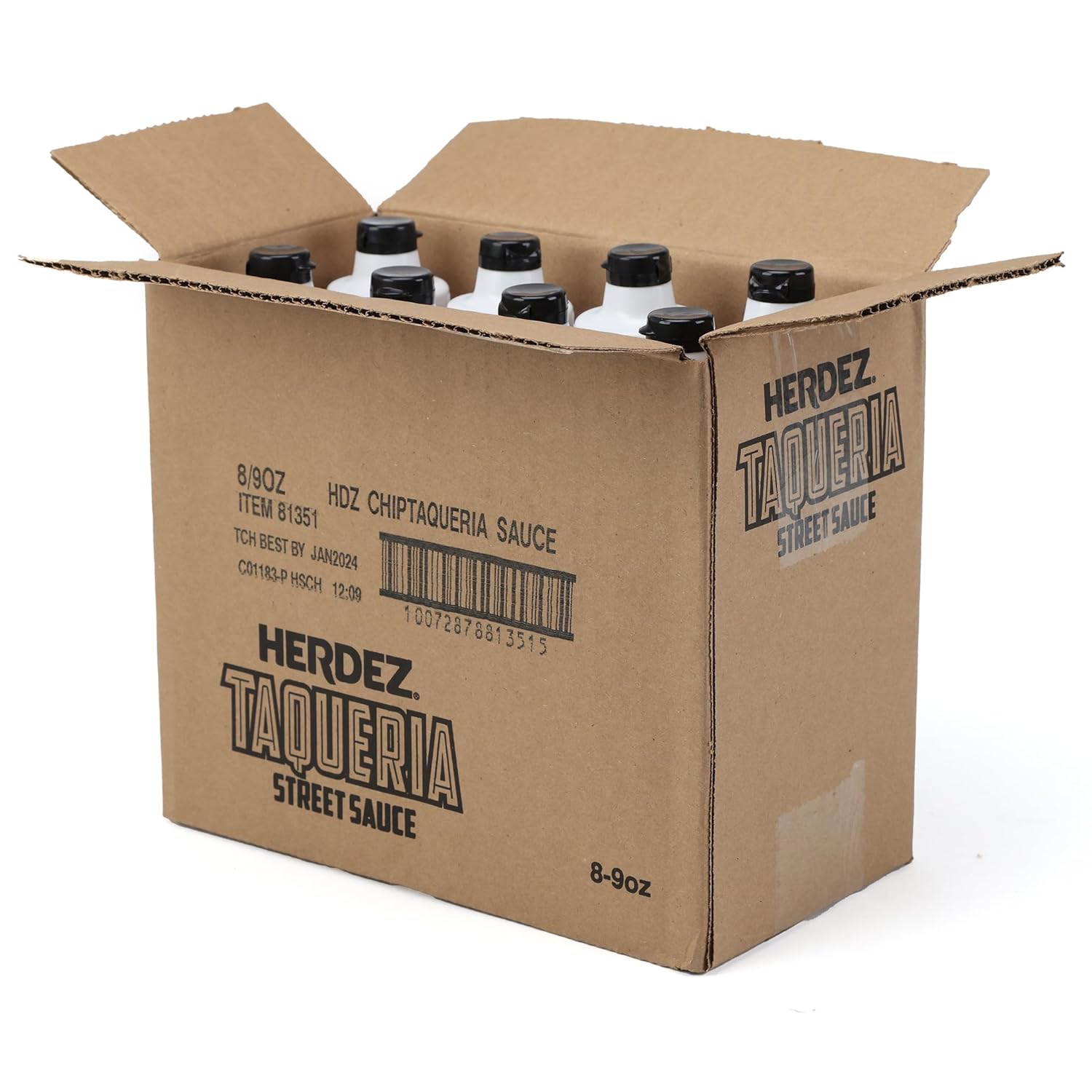 HERDEZ Taqueria Street Sauce Smoky Chipotle 9 Ounce (Pack of 8)