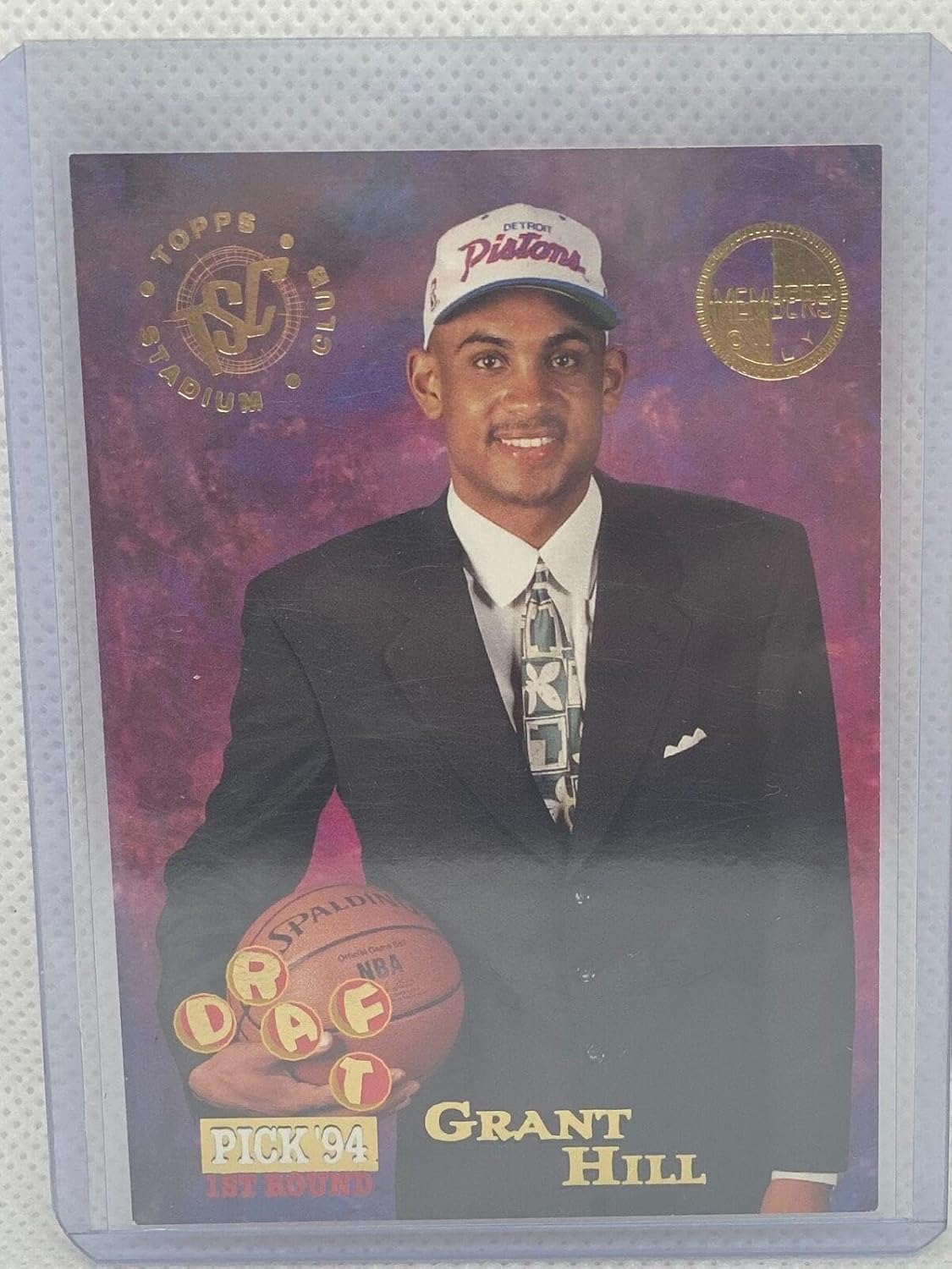Grant Hill 1994 Topps Stadium Club Members Only Pick '94 1st Round Rc #181 - Basketball Cards