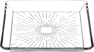 PAŞABAHÇE Madlen Kare Tatlı Tabağı - 2'li, Cam, 15x15 cm