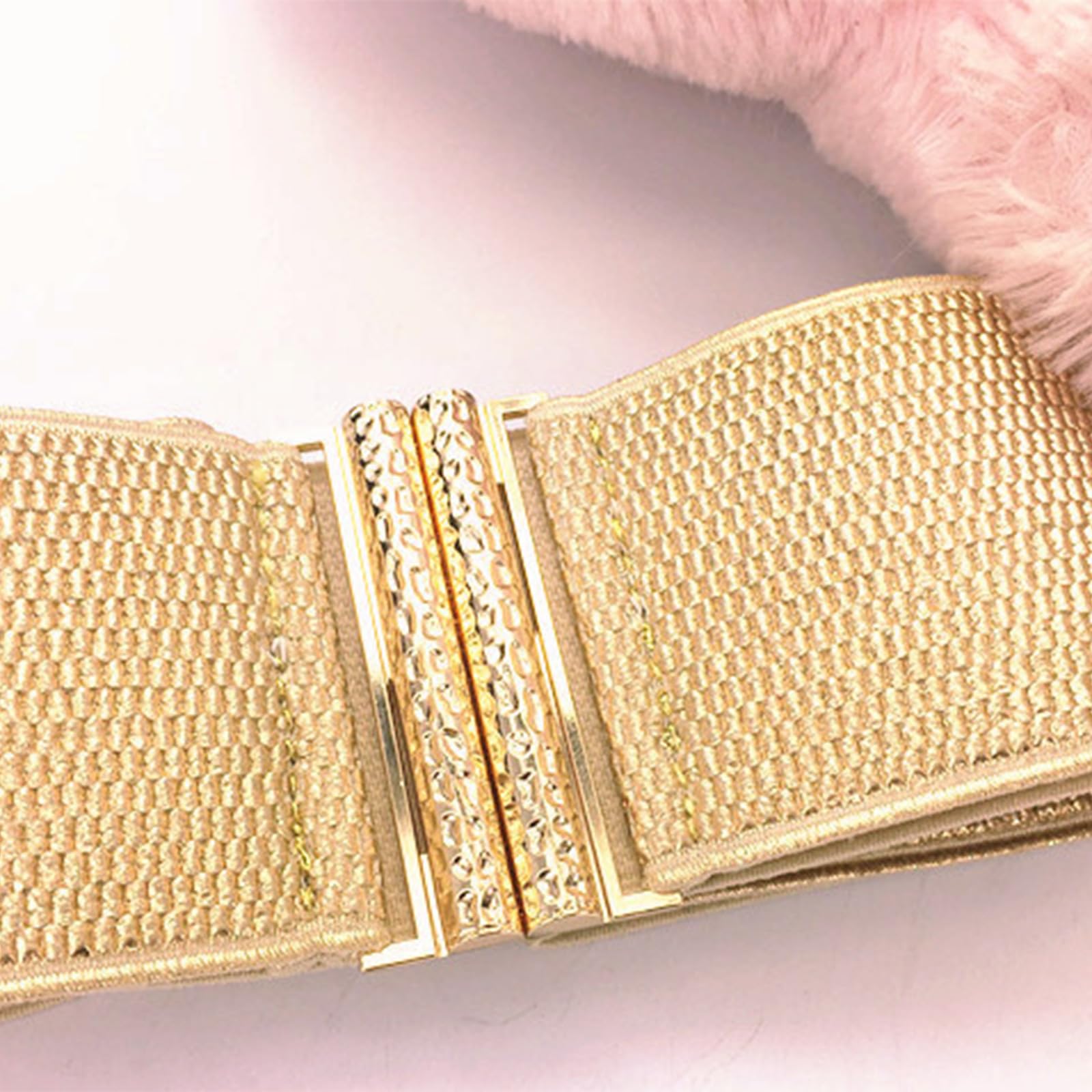 Ceinture Large Dorée Pour Femme - Style Déesse Grecque, Taille Ajustable, Or, 65-70 Cm