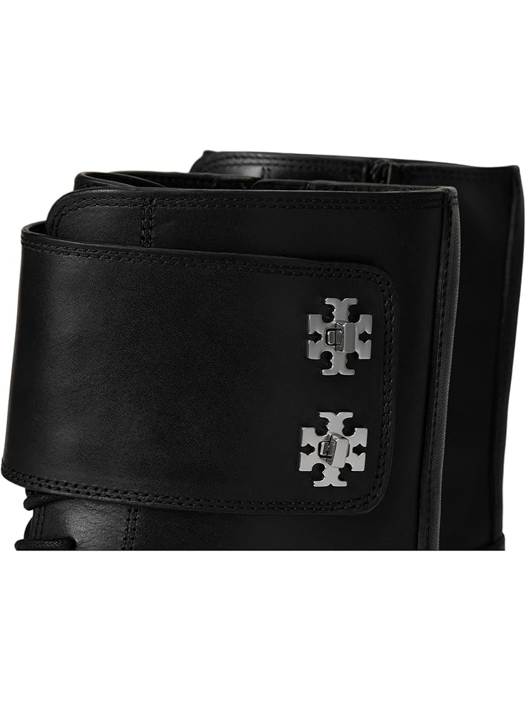 Black Tory Burch Turnlock Lug Boot 40mm