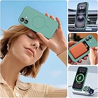 Vista 503 de Miracase Funda diseñada para iPhone 13 Pro Max con protector de pantalla, [forro de microfibra suave antiarañazos], funda protectora de silicona