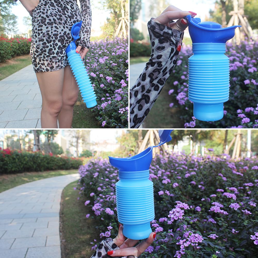 Orinatoio Portatile Donna - 750ml, Riutilizzabile Per Emergenze - Foto 6