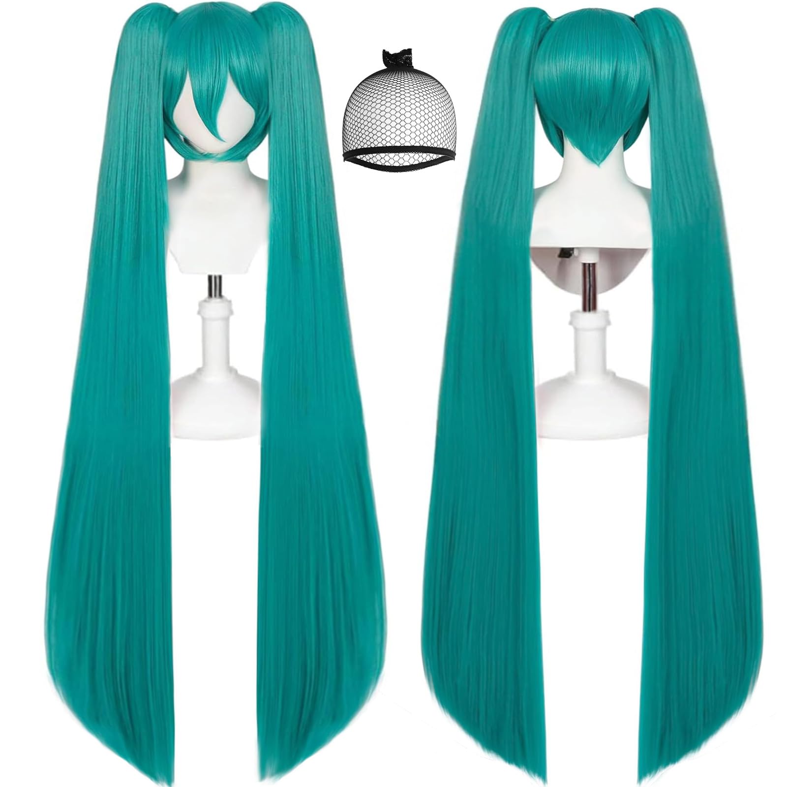 Amazon.com : IMEYLE 47inch/120cm Long Green Straight Cosplay 