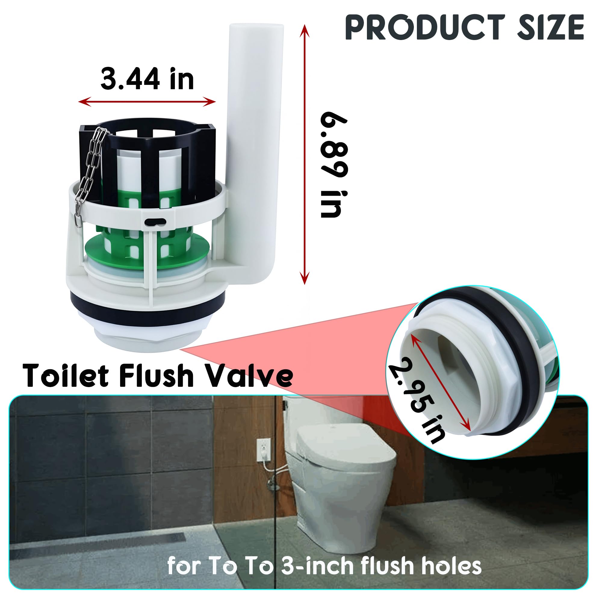 Amazon.co.jp: トイレフラッシュバルブ交換部品 TOTO THU Series Tower
