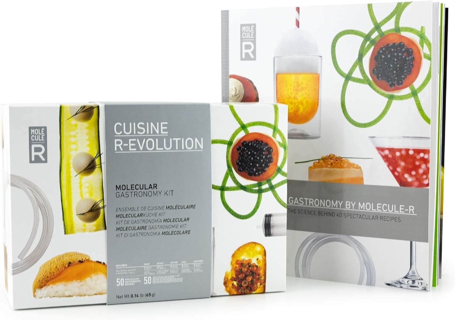 Molecular Gastronomy Starter Kit + FREE Recipe Book - Spherification Kit - CUISINE R-EVOLUTION