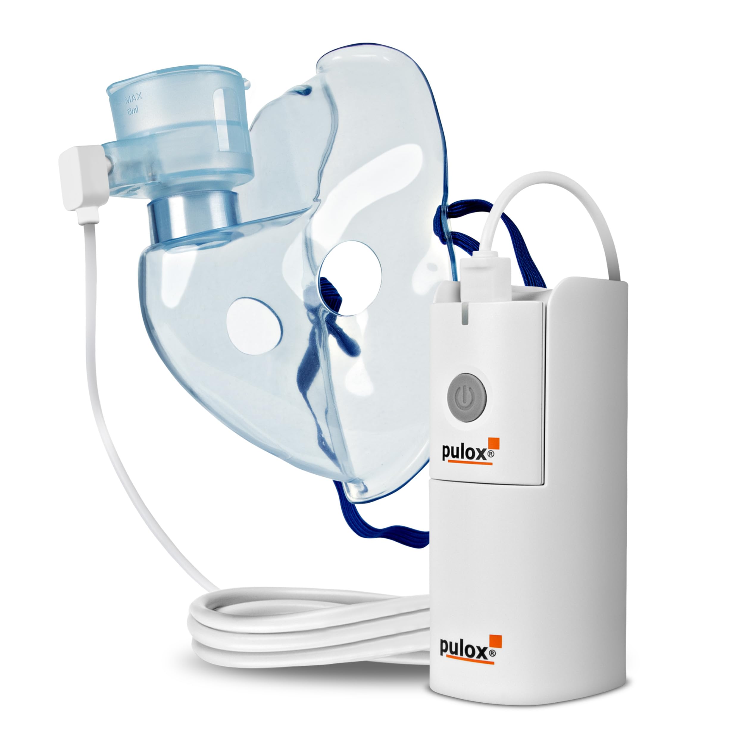 Pulox IN-200 Vapo Aerosol Portatile - Inalatore elettrico portatile - Nebulizzatore silenzioso con set di accessori per bambini e adulti con raffreddore