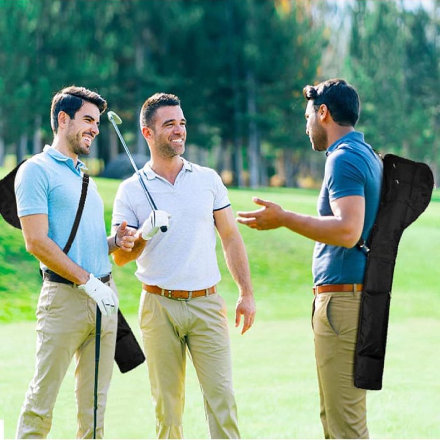 Borsa da Golf Sunday - Sacca Pieghevole e Portatile in Nylon, Leggera per Mazze, Espandibile per Viaggi