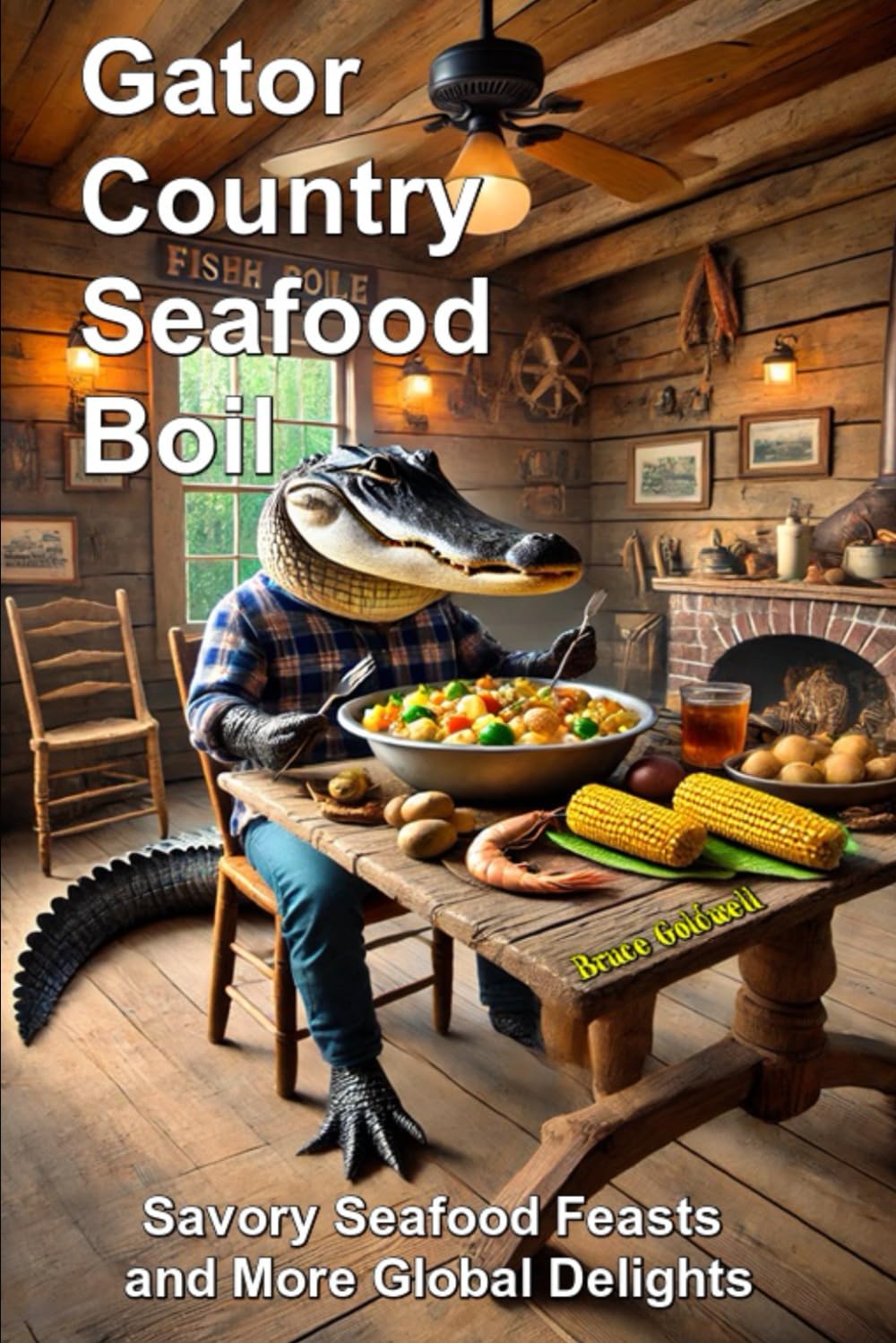 Gator Country Seafood Boil: Savory Seafood Feasts and More Global Delights (Goldwell's SizziQ Culinary Collection: Mastering Flavors from Surf to Turf)