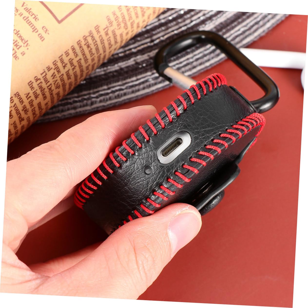Hemobllo 3pezzi Custodia Protettiva Pelle Per Cuffie Wireless Antishock e Nera Per Attività All Aperto e Uso Quotidiano