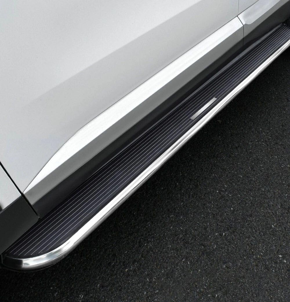 2PCS 86" Length Running Boards Fits for Chevy Suburban 2021-2026 Aluminum Side Steps Nerf Bars Pedal, All Black