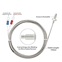 Vista 6 de Rex-C100 Short Shell Pid Temperature Controller + K Type Thermocouple + 40a SSR Relay + Heat Sink