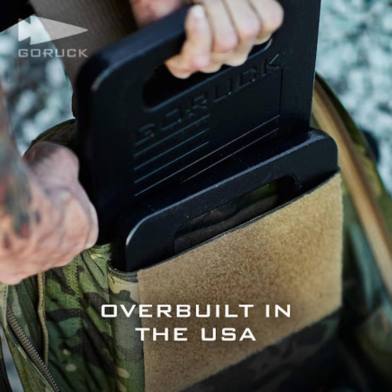 GORUCK Ruck Plate – USA Made Weight for Rucking, Strength & Fitness, Fits with Rucker & Ruck Plate Carrier – 10LB, 20LB, 30LB, 45LB