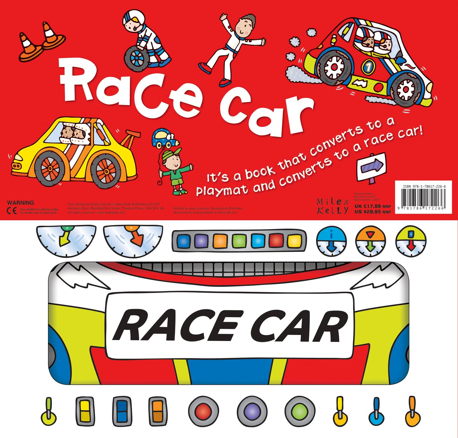Convertible Race Car – Great Value Sit In Race Car, Interactive Playmat & Fun Storybook: Three toddler-friendly activities in one fold-out pack: a ... playmat and engaging story! (Convertibles)