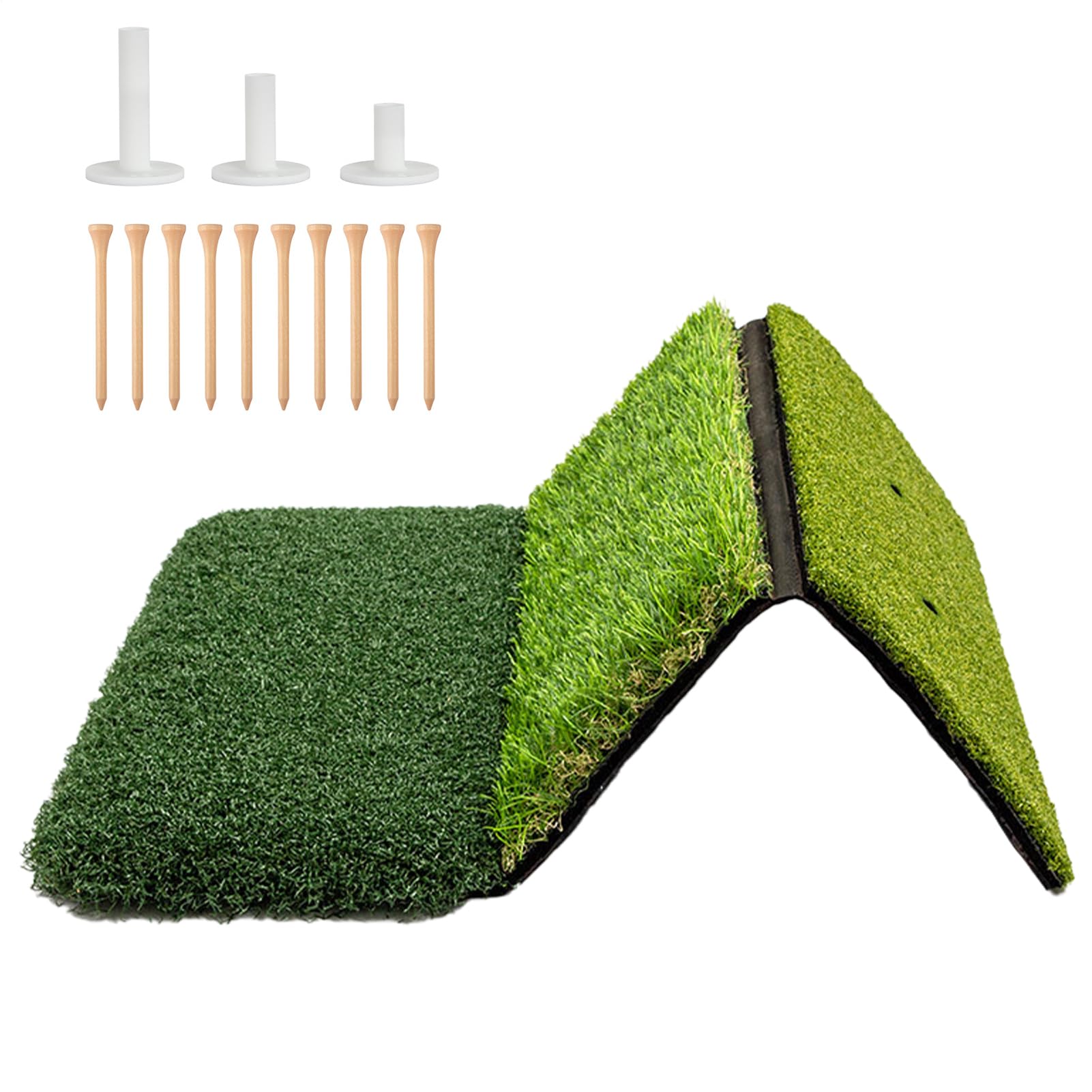 Golf -Trainingsmatte, Matte für Golf Verdickte Golfgrasmatten | Golfer Driving Pad, Swing -Übungswerkzeuge für Innen im Freien, Garten