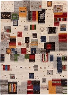 Gabbeh Loribaft 250x350 Handgeknüpft Modern Orientteppich Teppich Wolle Indien
