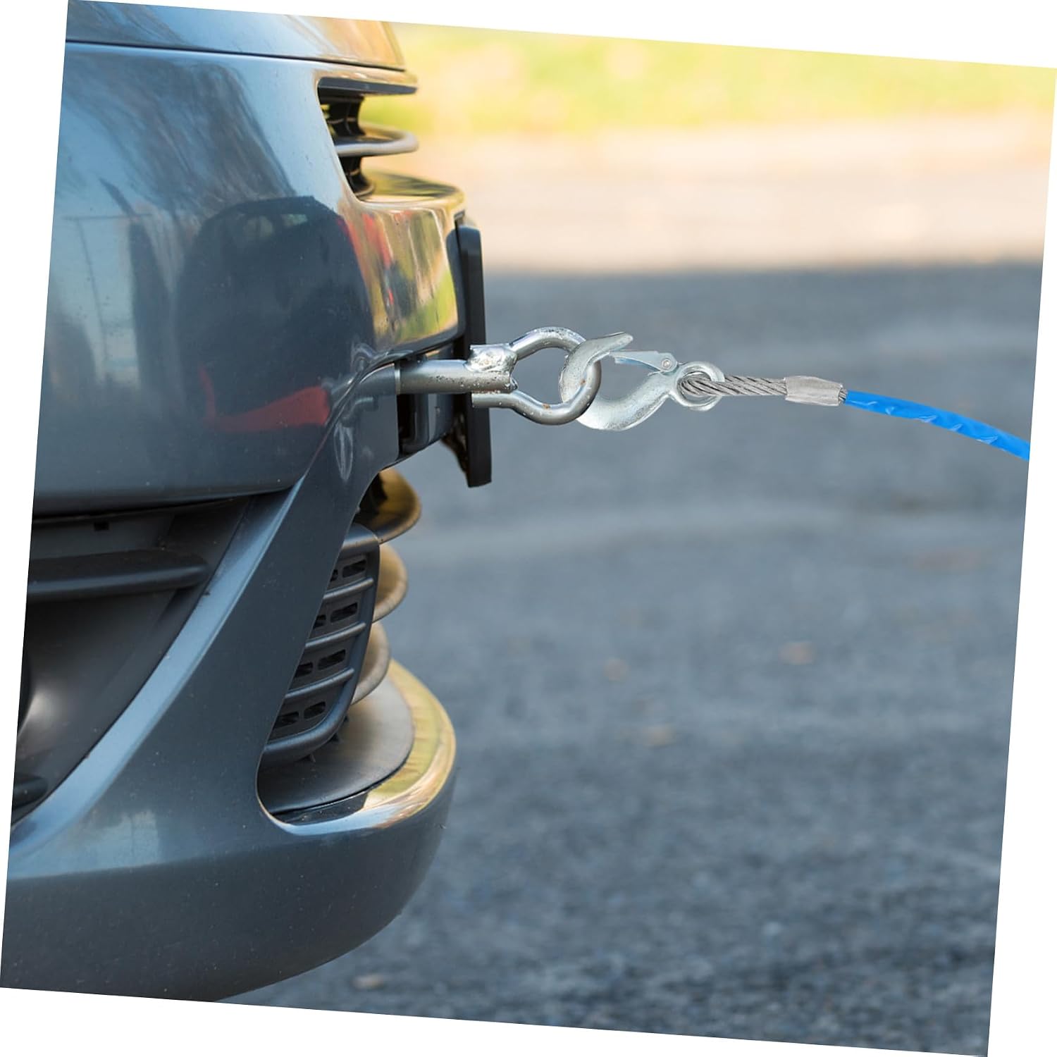 Truck Pulling Rope Car Winch Rope Heavy Duty Tow Straps Hooks Car Towing Electric Winch
