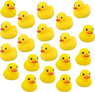 Codall Mini Yellow Rubber Bath Ducks for Childï¼ˆ2.1