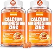 Calcium 1200 mg with Vitamin D3 Gummies for Adults - Calcium Citrate with Vitamin D3 K2, Magnesium, Zinc, Boron, Copper and Ashwagandha - Extra Absorption Calcium Supplement for Women Men