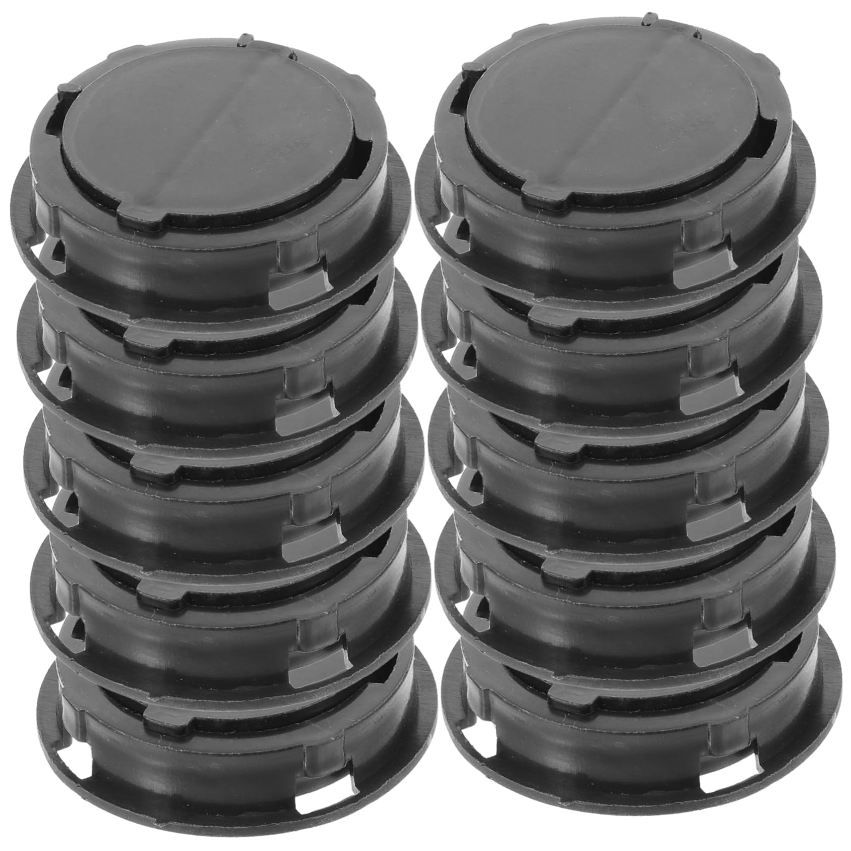 Alipis Save Your Change 20pcs Piggy Bank Bottom Caps Easy Install for Saving Box Plaster Doll Accessories