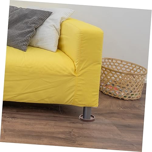 Miniatura 8 de Tofficu 4 tapones para silla para evitar deslizamientos de piano, tazas de ruedas para suelos de madera dura, tapón de cama, silla circular,