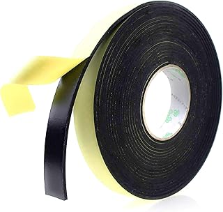 Foam Insulation Tape Adhesive, Seal, Doors, Weatherstrip, Waterproof, Plumbing, HVAC, Windows, Pipes, Cooling, Air Conditi...