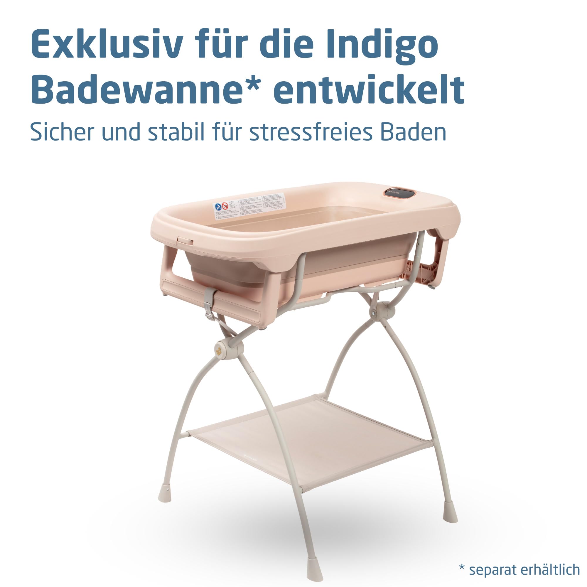 Maxi-Cosi Indigo Badewannenständer, 0–15 Monate, Elegance Beige