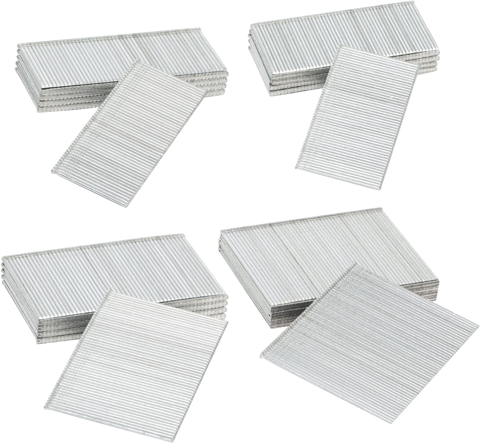 SHALL 16 Gauge Finish Nails, 2000-Count (1-1/4, 1-1/2, 2, 2-1/2 Inch) 16GA Galvanized Finishing Nails Assorted, Nail Gun Nails & Small Finishing Nails Assortment for Pneumatic, Electric Finish Nailer