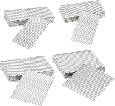 SHALL 16 Gauge Finish Nails, 2000-Count 1-1/4, 1-1/2, 2, 2-1/2 Inch 16GA Galvanized Finishing Nails Assorted, Nail Gun Nails & Small Finishing Nails Assortment for Pneumatic, Electric Finish Nailer